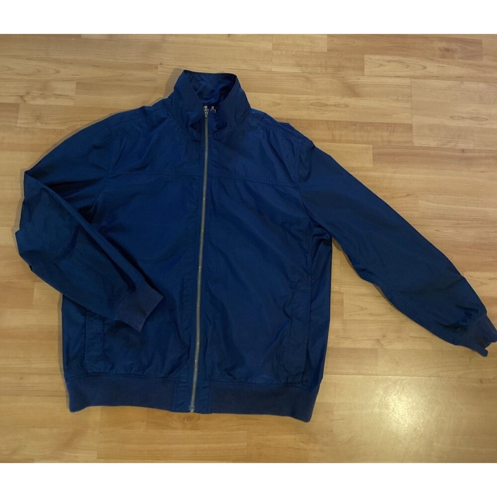 Timberland Navy Blue‎ Men's Windbreaker Jacket Coat- Size XXL Preppy Nautical